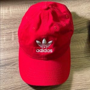 Red Adidas Baseball Hat